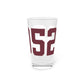 06052 New Britain Connecticut Zip Code Pint Glass, 16oz