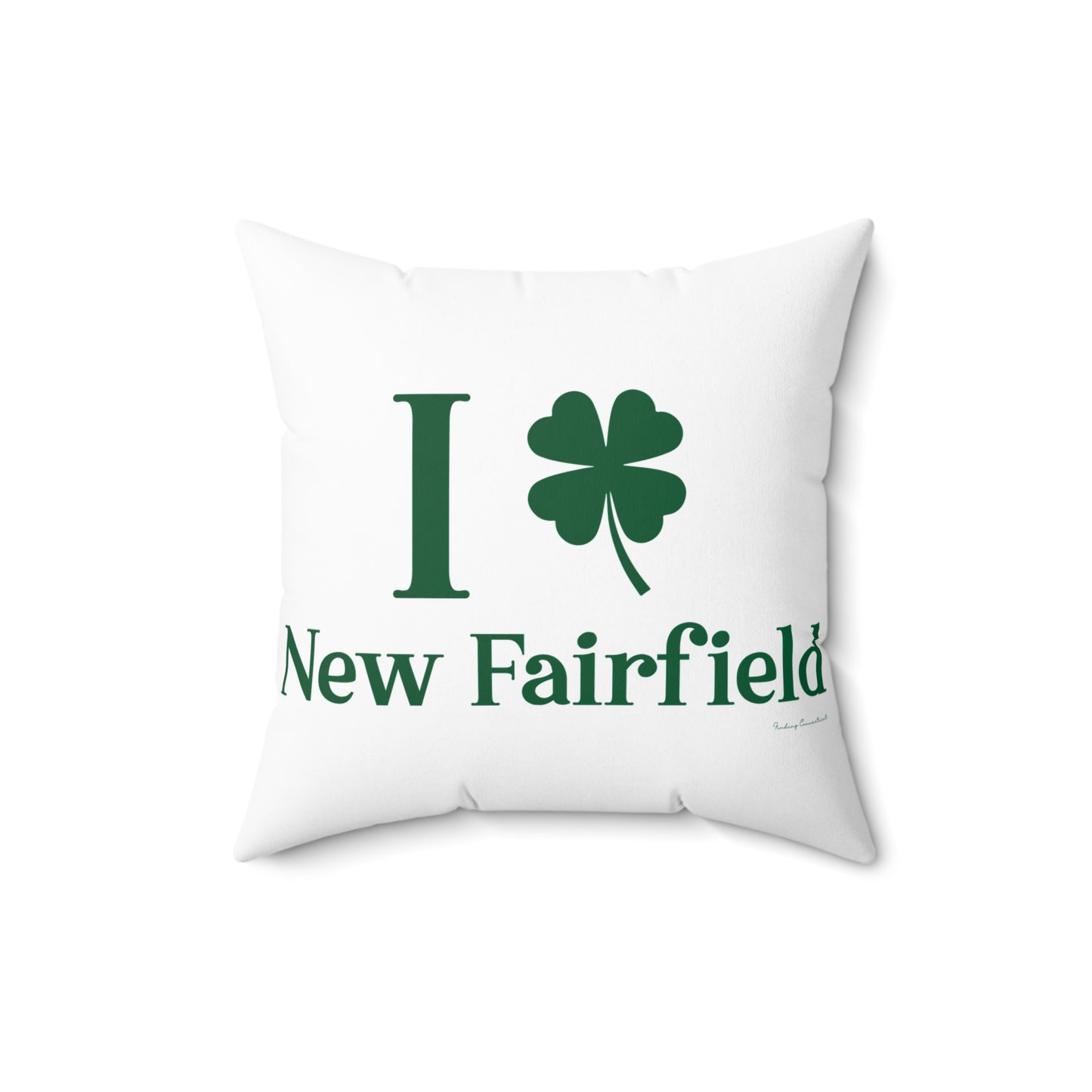I Clover New Fairfield Spun Polyester Square Pillow