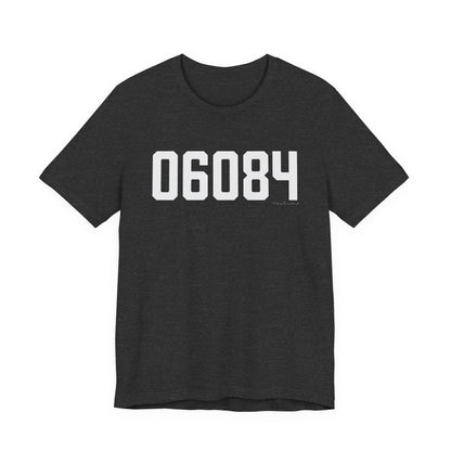 06084 Tolland CT Zip Code Unisex Jersey Short Sleeve T-Shirt