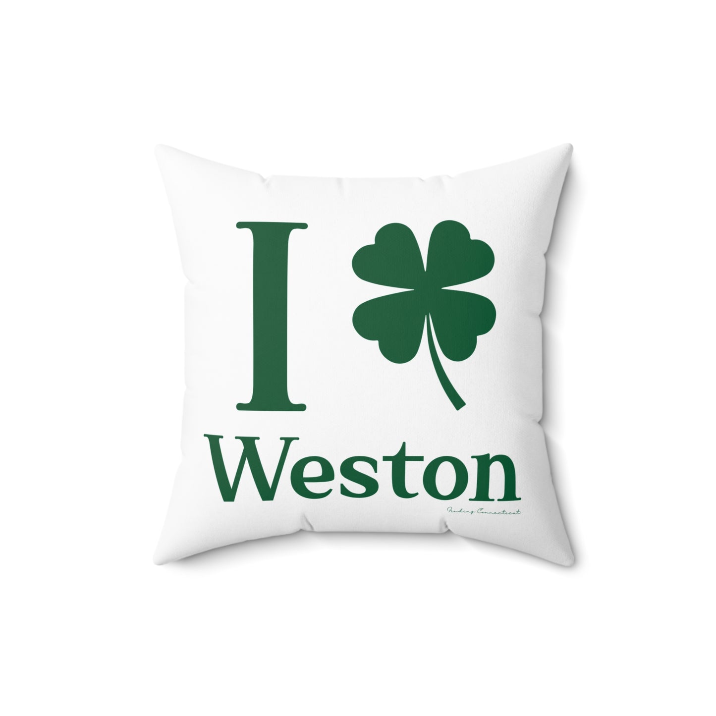 I Clover Weston Spun Polyester Square Pillow