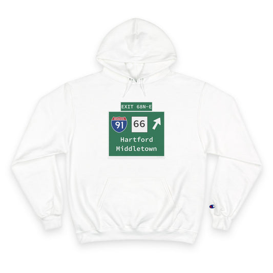 Vintage WCP Exit 68-NE Sign Champion Hoodie
