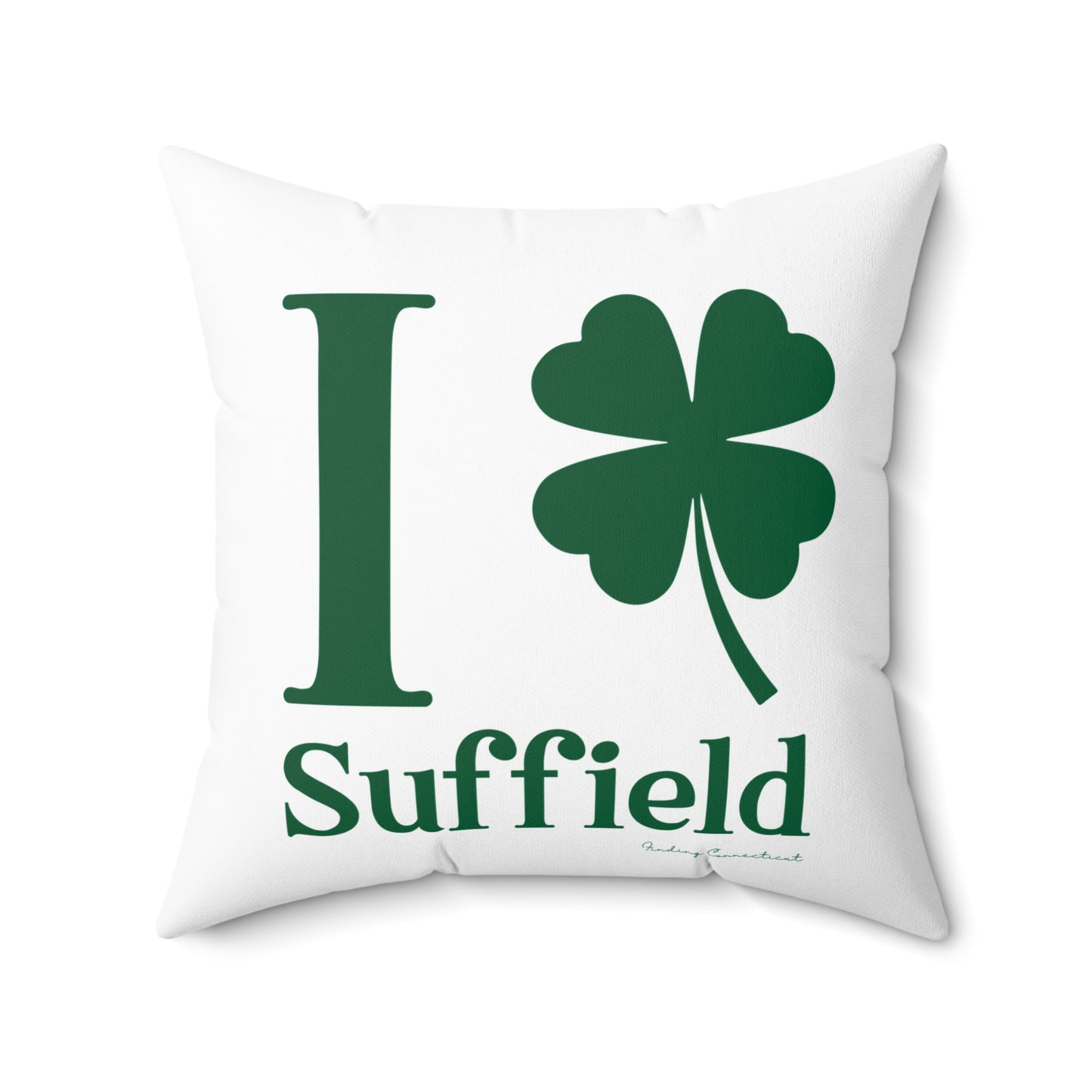 I Clover Suffield Spun Polyester Square Pillow
