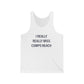 I Really Really Miss Compo Beach Unisex Jersey Tank Top