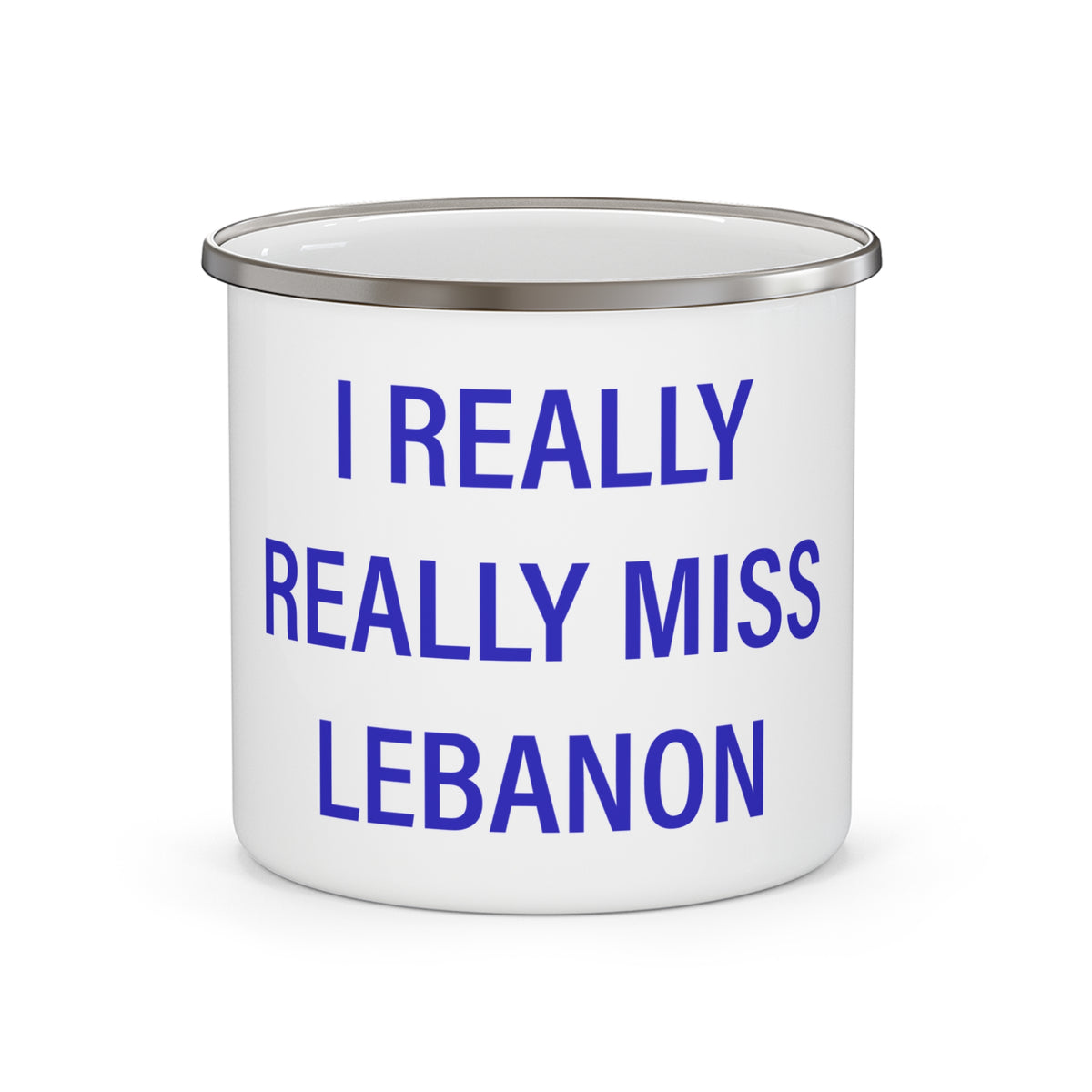 I Really Really Miss Lebanon Enamel Camping Mug