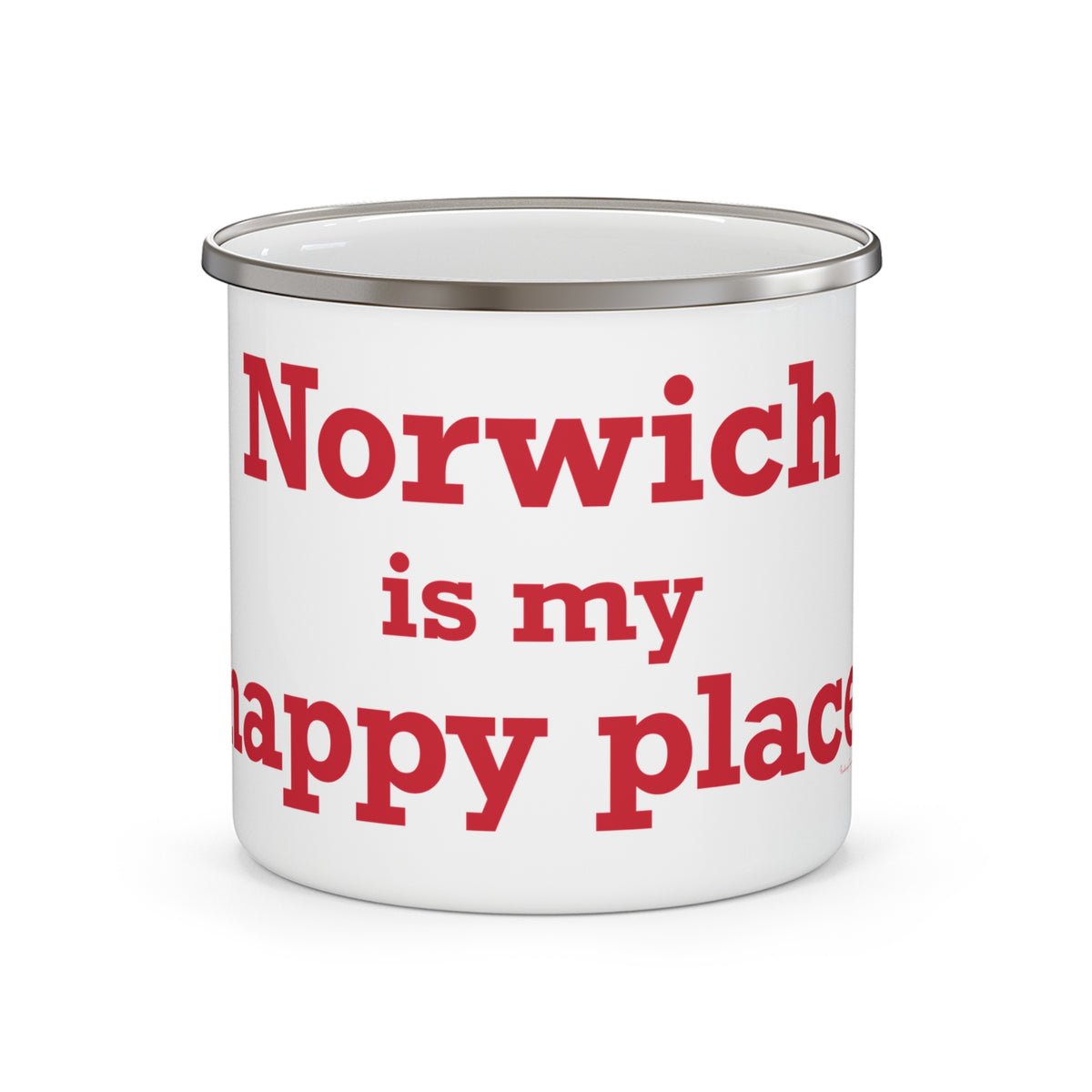 Norwich is My Happy Place Camping Mug