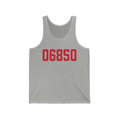 06850 Norwalk Connecticut Zip Code  Unisex Jersey Tank Top