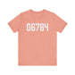06784 Sherman CT Zip Code Unisex Jersey Short Sleeve T-Shirt