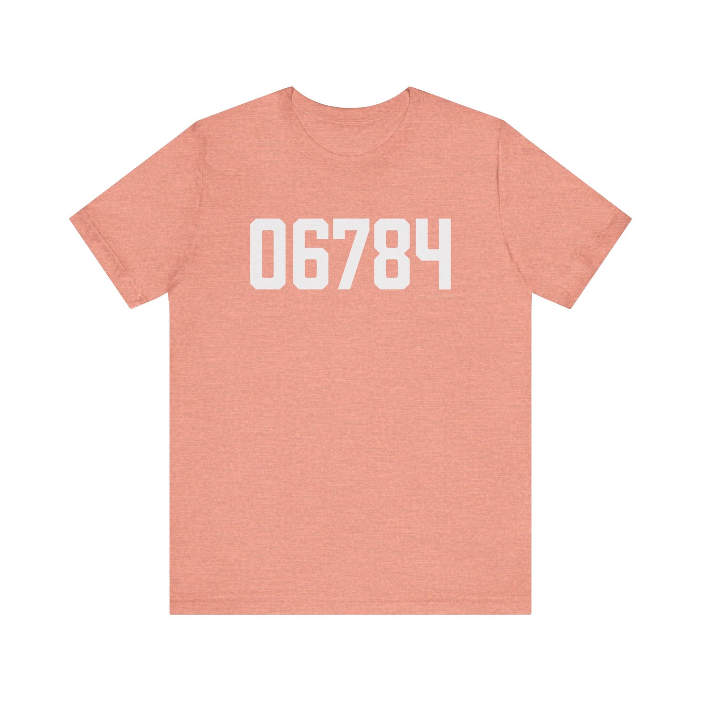 06784 Sherman CT Zip Code Unisex Jersey Short Sleeve T-Shirt