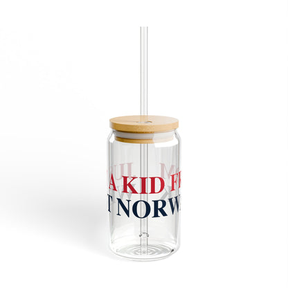 Just a kid from West Norwalk Sipper Glass, 16oz