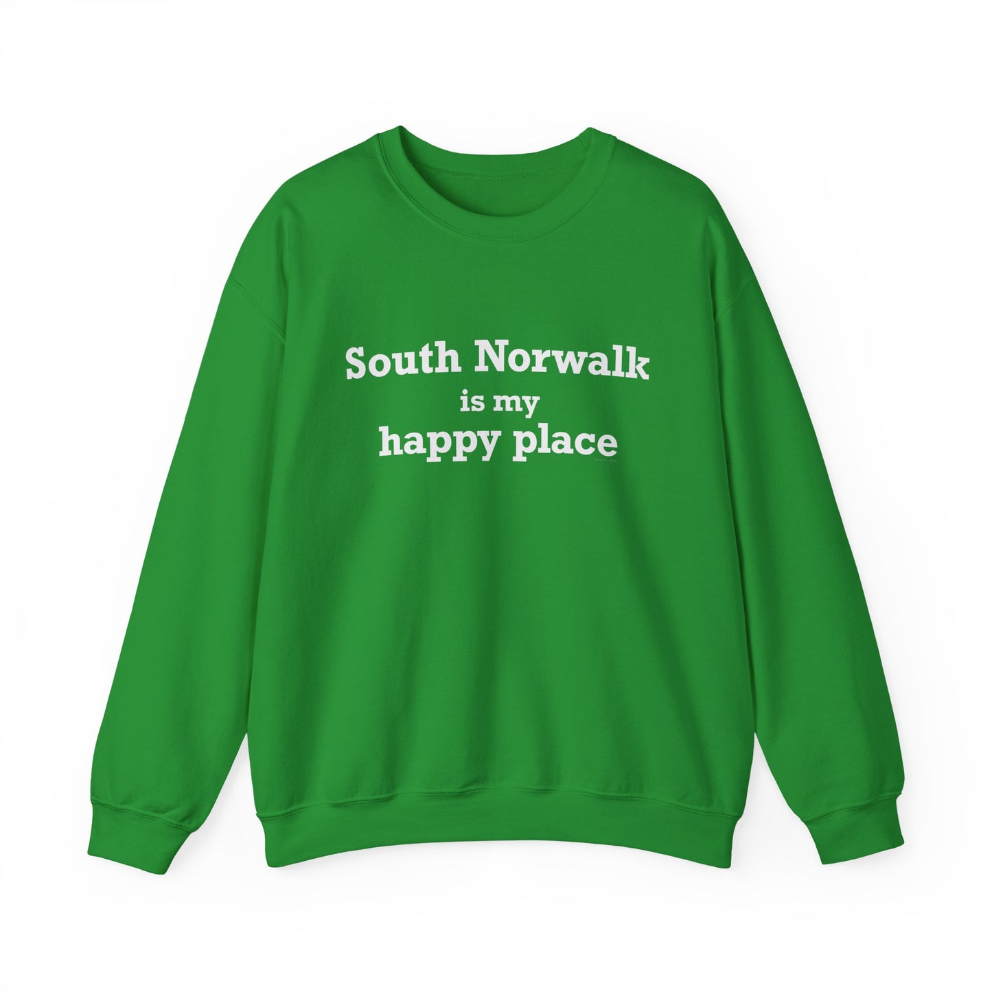 South Norwalk is My Happy Place Unisex Heavy Blend™ Crewneck Sweatshirt