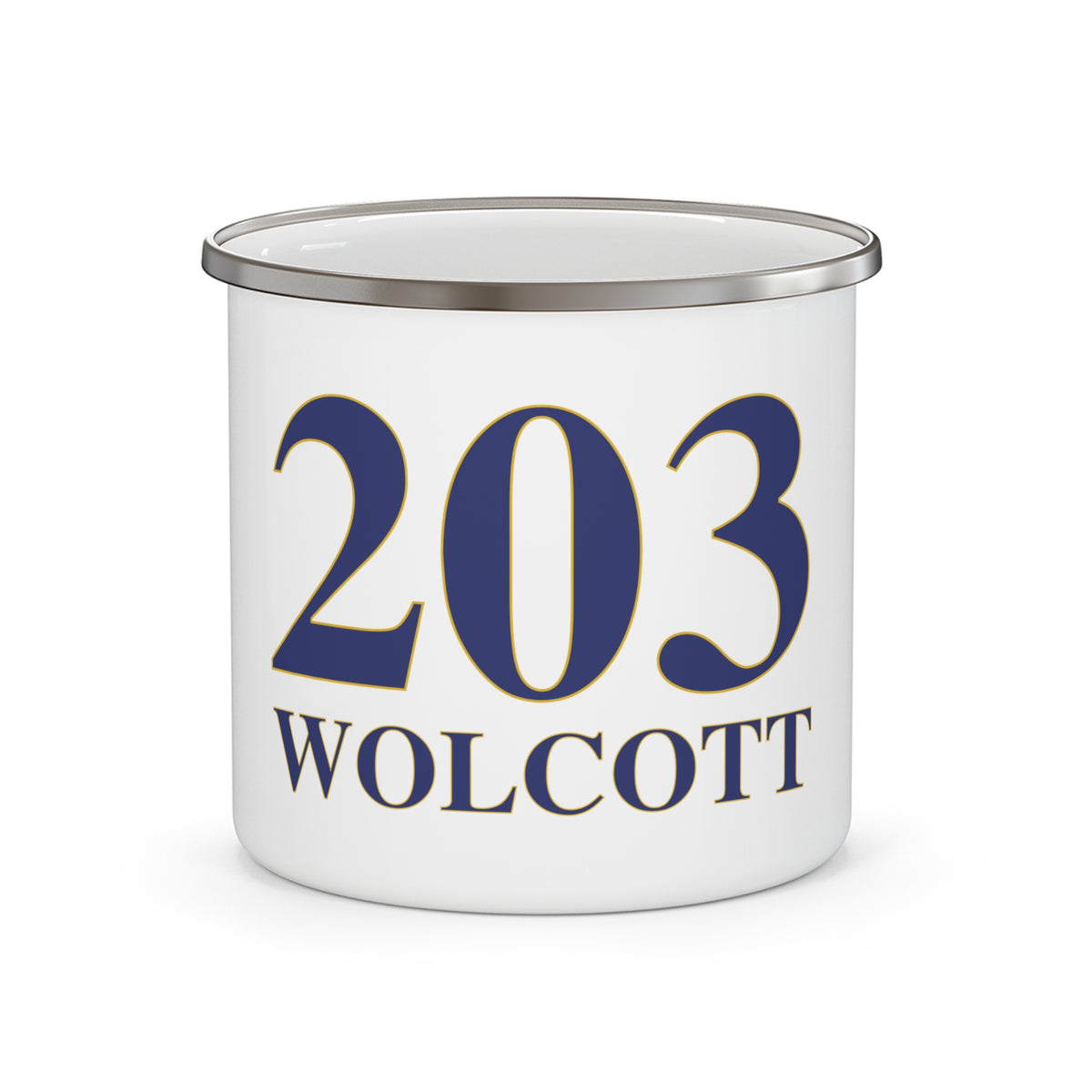 203 Wolcott Enamel Camping Mug