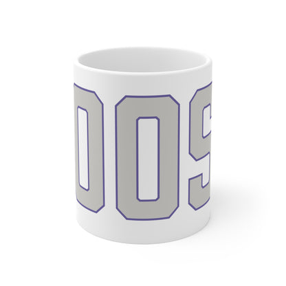 Goose Zip Code Gray & Purple Mug 11oz