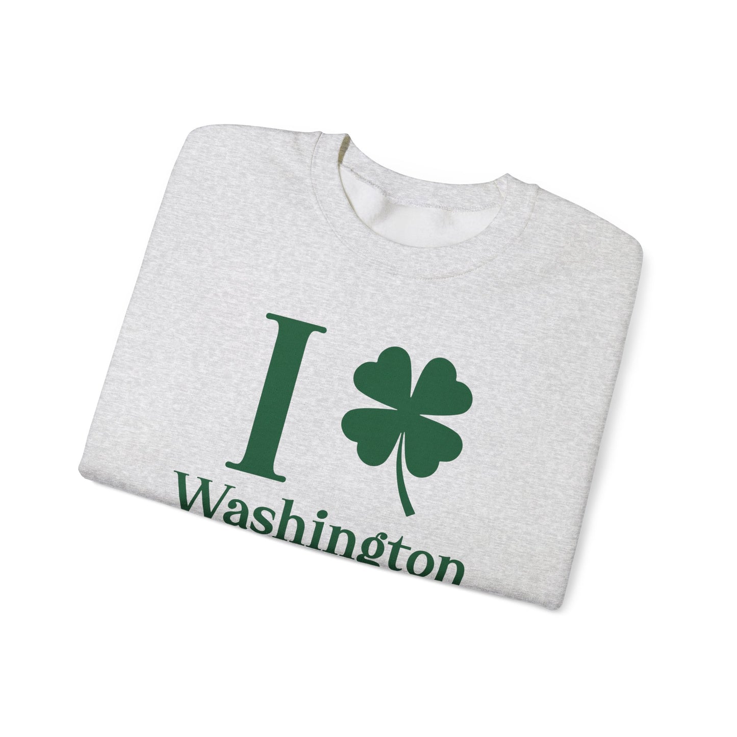 I Clover Washington Unisex Heavy Blend™ Crewneck Sweatshirt
