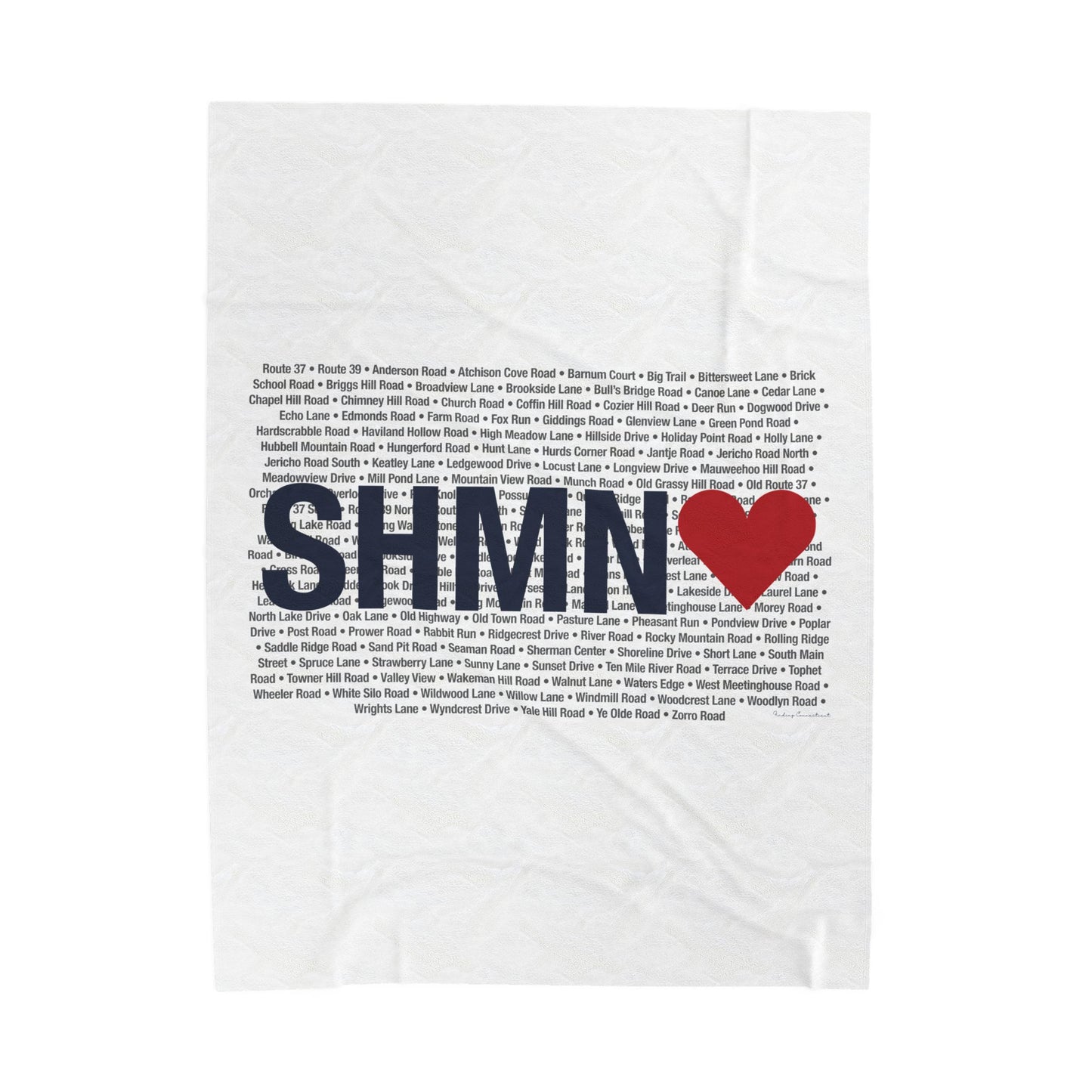 Sherman Love  Velveteen Plush Blanket
