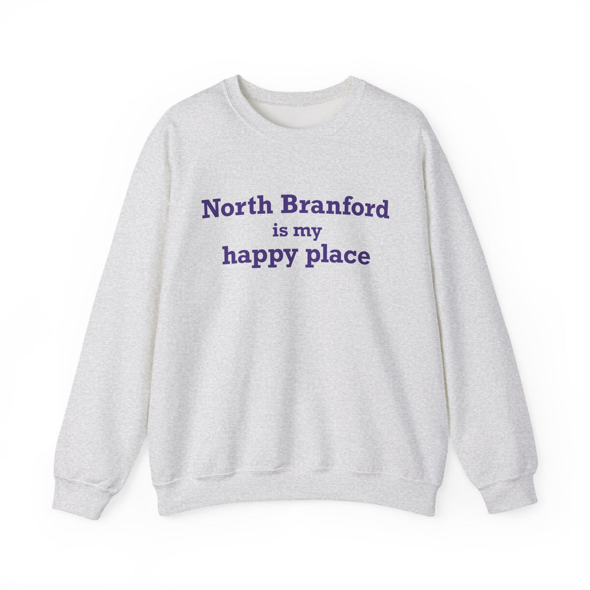 North Branford is My Happy Place Unisex Heavy Blend™ Crewneck Sweatshirt