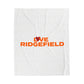 Love Ridgefield Velveteen Plush Blanket