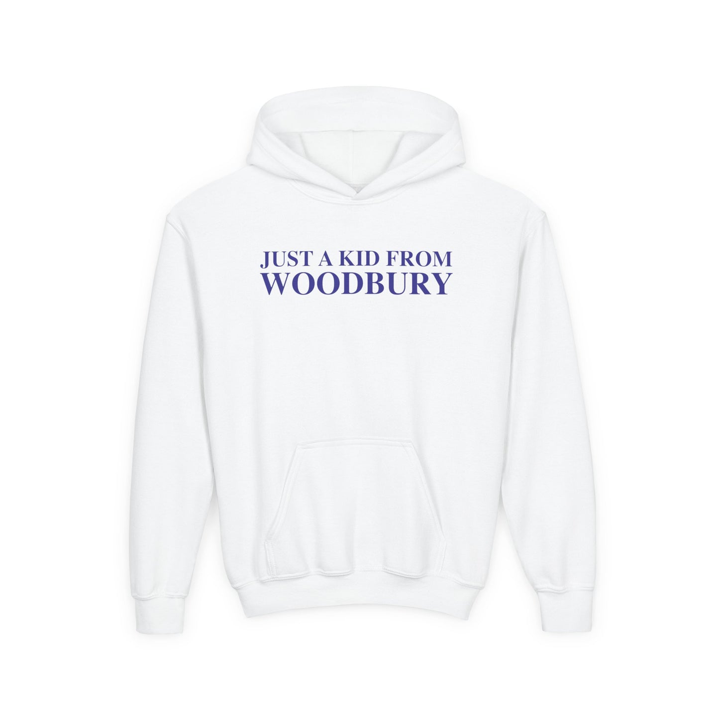 Just a kid from Woodbury Youth Heavy Blend Hooded Sweatshirt