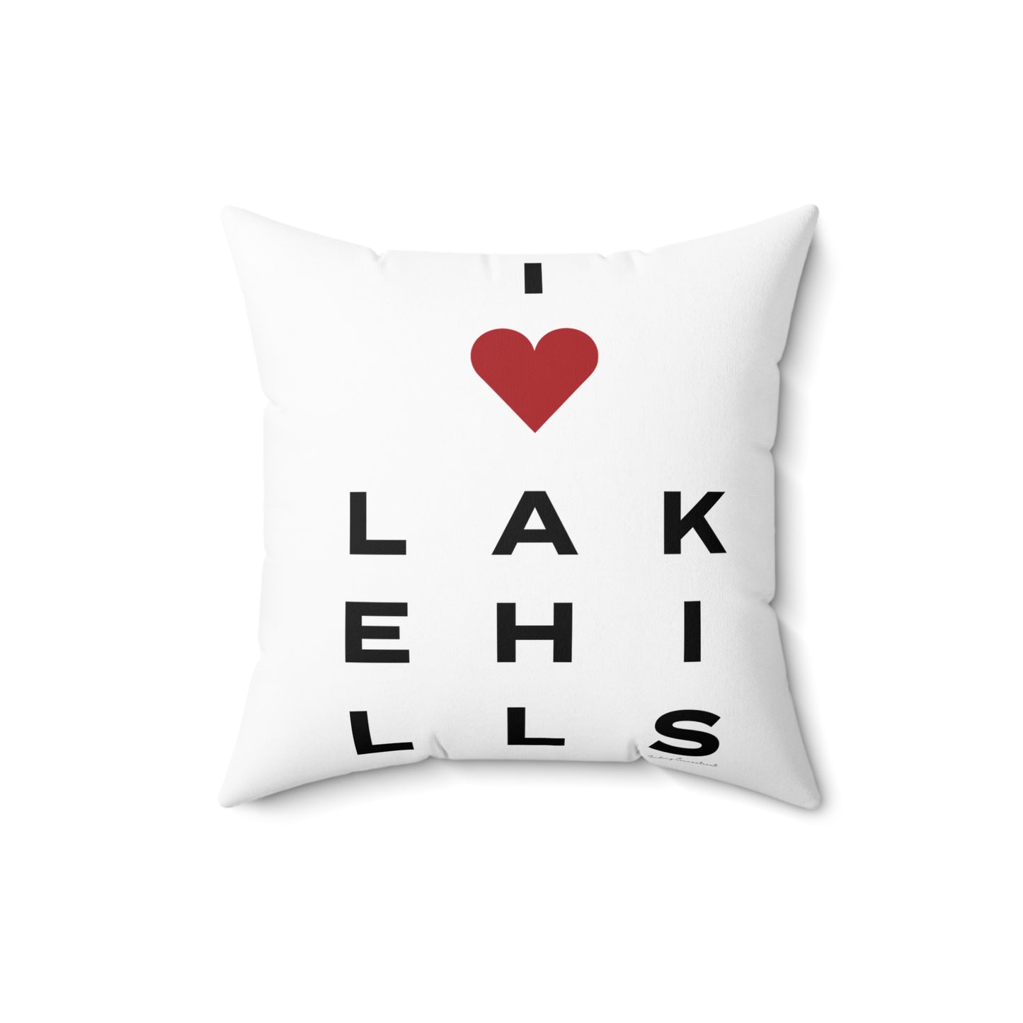 Lake Hills Vision Spun Polyester Square Pillow