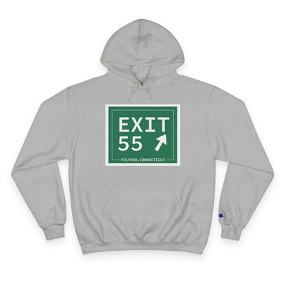 Vintage Exit 55 WCP Sign Champion Hoodie