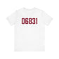 06831 - Greenwich Connecticut Zip Code Unisex Jersey Short Sleeve T-Shirt