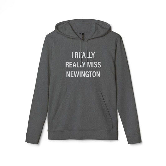 I Really Really Miss Newington adidas Unisex Fleece Hoodie