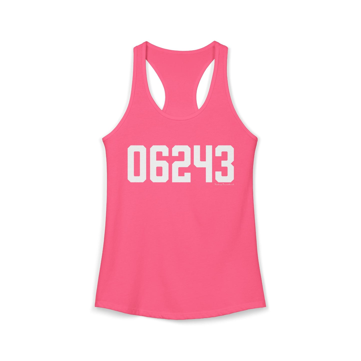 06243 Killingly  CT Zip Code Women's Ideal Racerback Tank Top