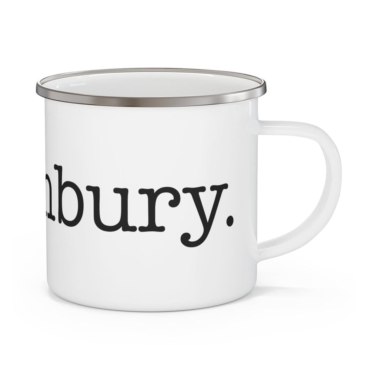 I Heart Danbury. Enamel Camping Mug