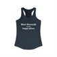 West Norwalk is My Happy Place Women's Ideal Racerback Tank Top