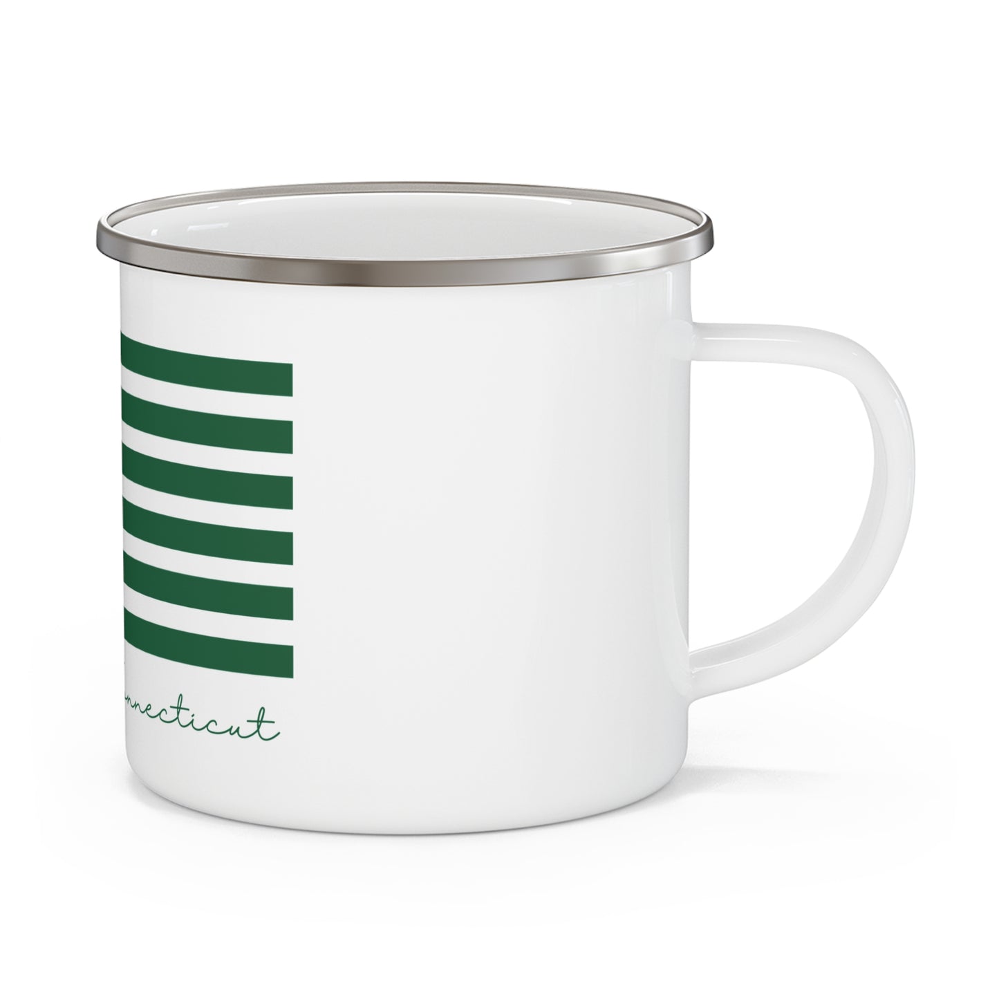 Manchester Connecticut St. Patrick’s Day Flag Enamel Camping Mug