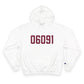 06091 Hartland Connecticut Zip Code Champion Hoodie