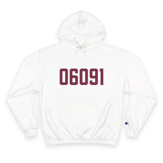 06091 Hartland Connecticut Zip Code Champion Hoodie