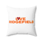 Love Ridgefield Spun Polyester Square Pillow