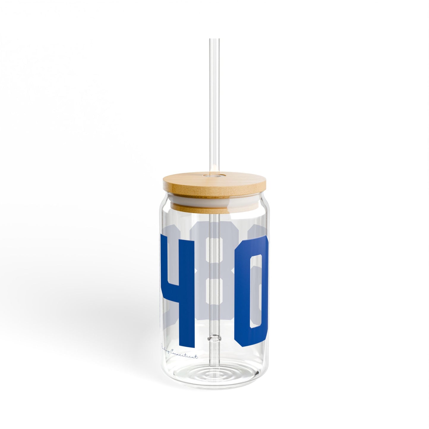 06804 Brookfield Connecticut Zip Code Sipper Glass, 16oz