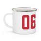 06360 Norwich Connecticut Zip Code Enamel Camping Mug
