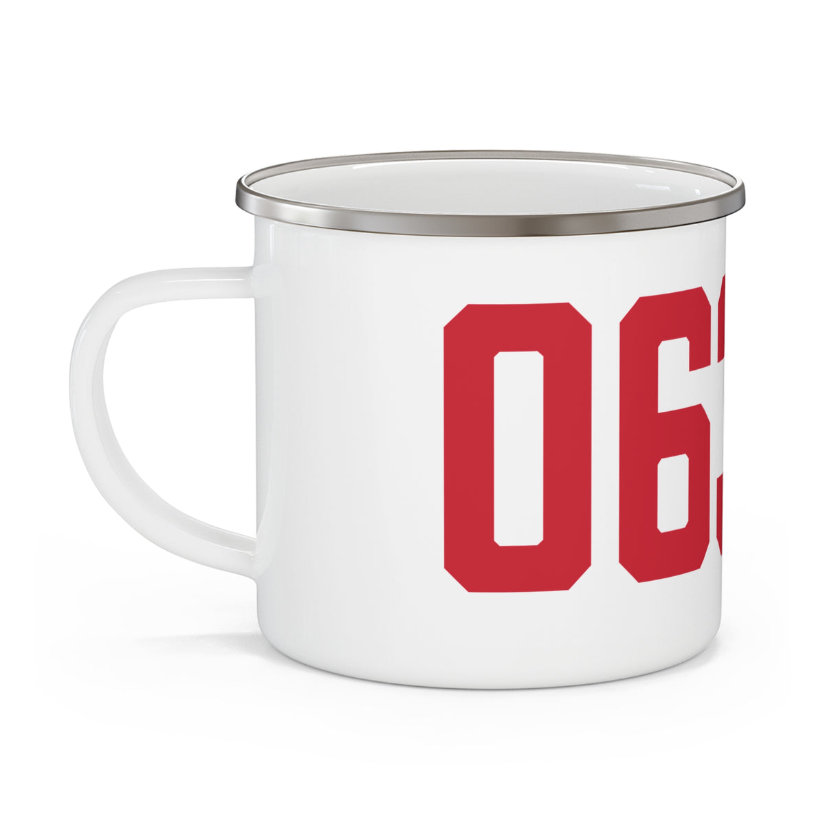 06360 Norwich Connecticut Zip Code Enamel Camping Mug