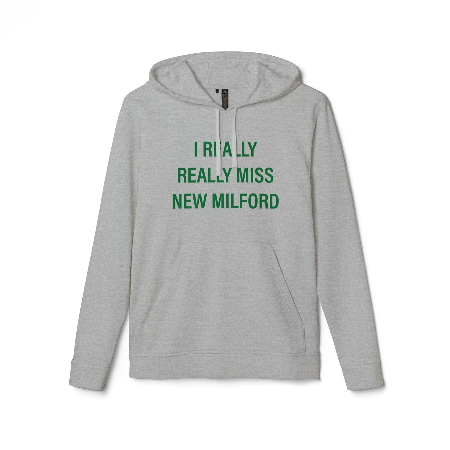 I Really Really Miss New Milford adidas Unisex Fleece Hoodie