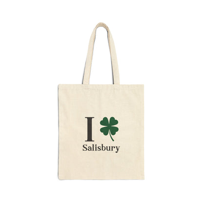 I Clover Salisbury Cotton Canvas Tote Bag