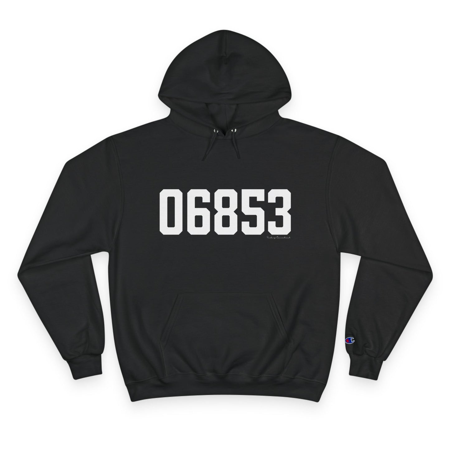 06853 Norwalk CT Zip Code Champion Hoodie Sweatshirt