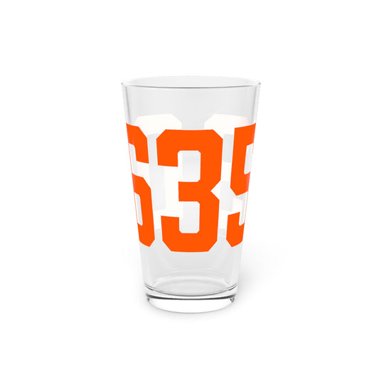 06353 Montville Connecticut Zip Code Pint Glass, 16oz