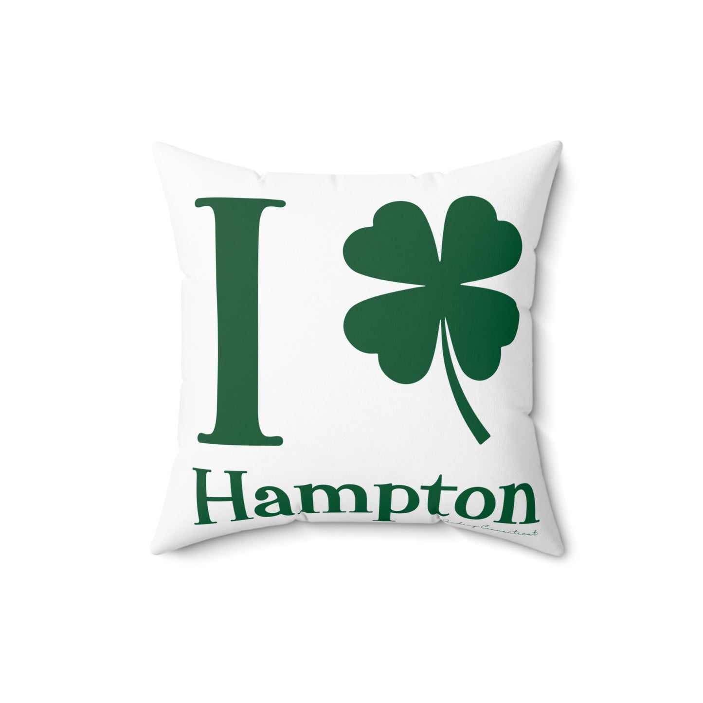 I Clover Hampton Spun Polyester Square Pillow