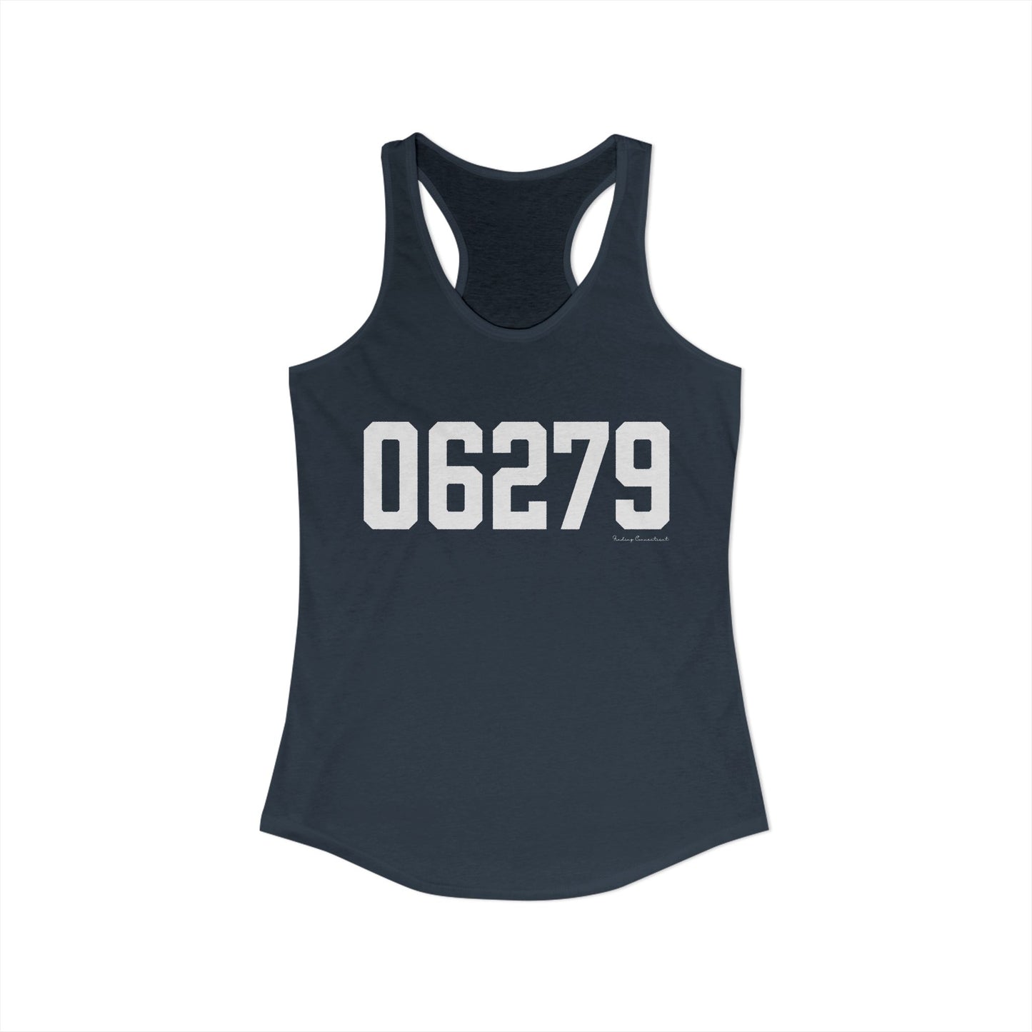 06279 Willington CT Zip Code Women's Ideal Racerback Tank Top