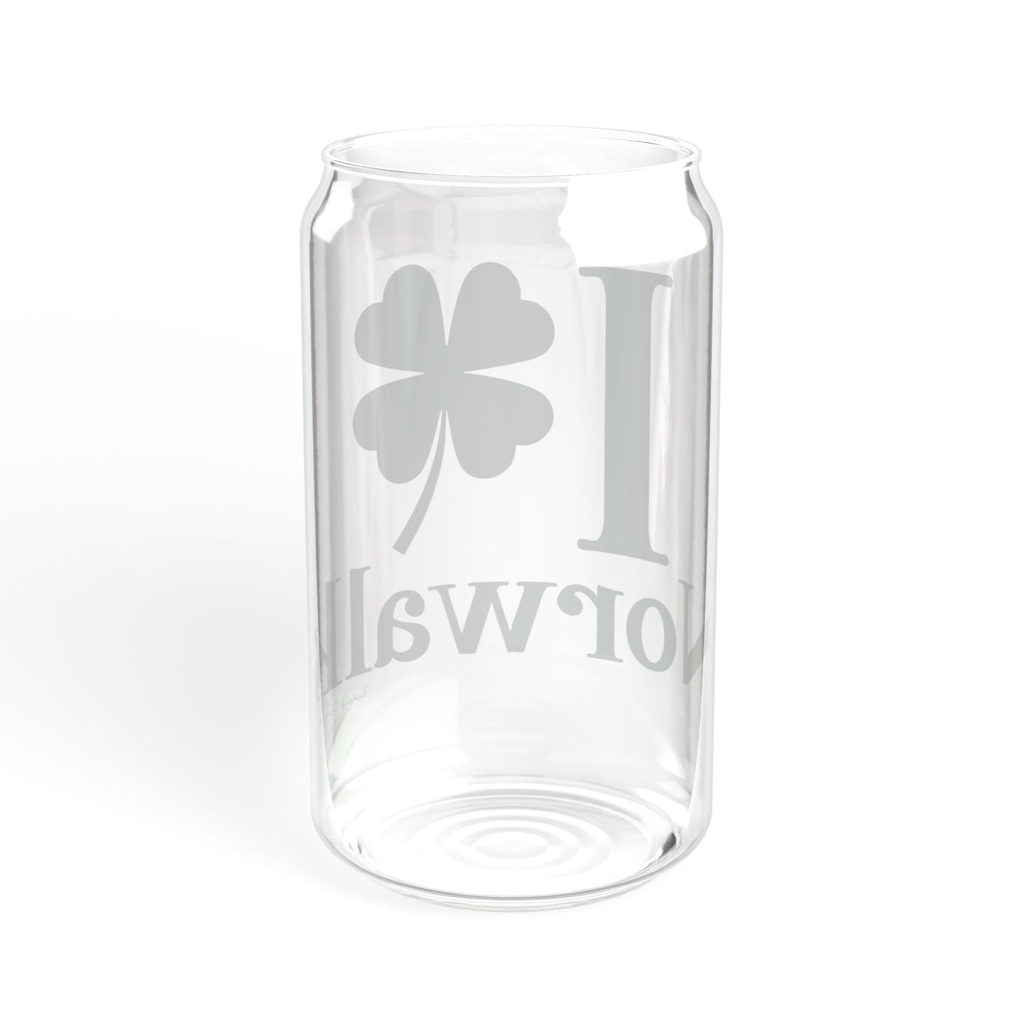 I Clover Norwalk Sipper Glass, 16oz