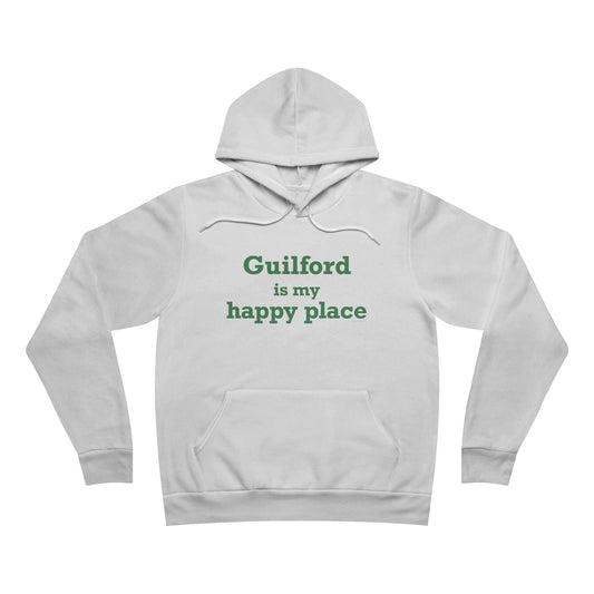 Guilford is My Happy Place Unisex Sponge Fleece Pullover Hoodie