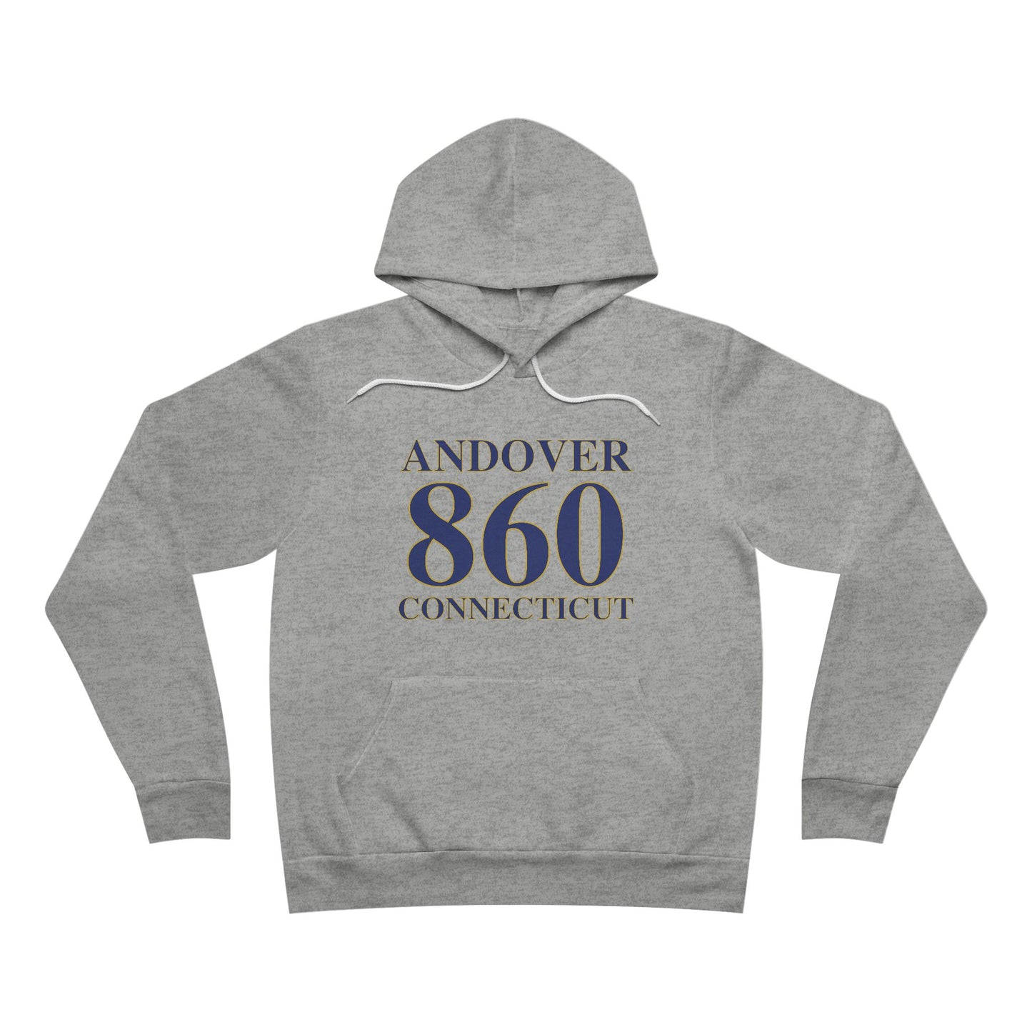 Andover 860 Connecticut Unisex Sponge Fleece Pullover Hoodie