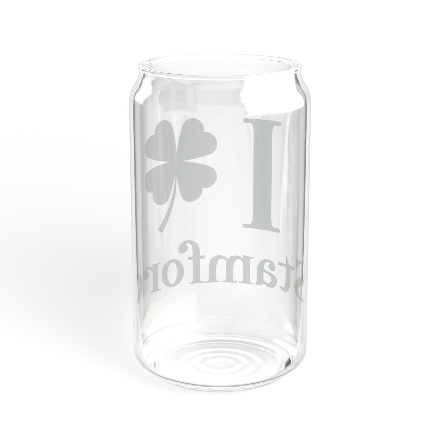 I Clover Stamford Sipper Glass, 16oz