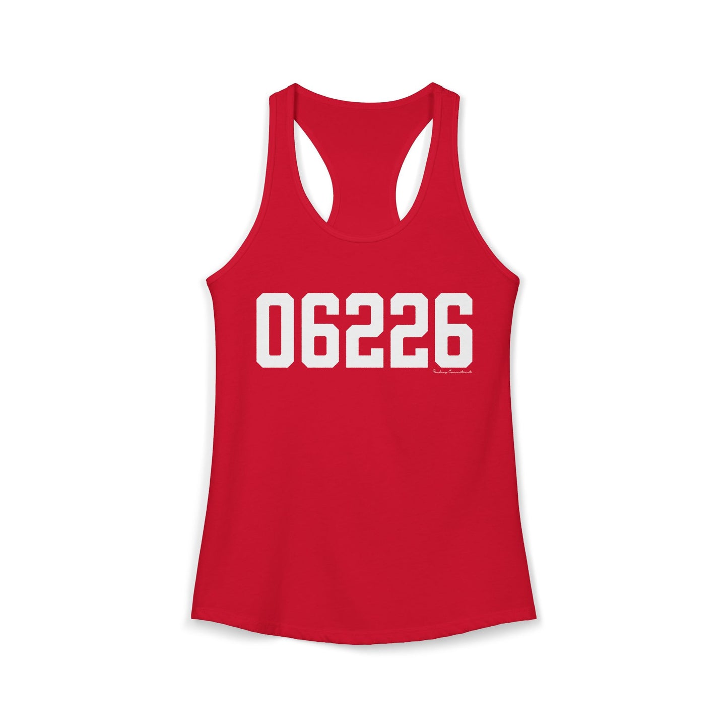 06226 Willimantic CT Zip Code Women's Ideal Racerback Tank Top
