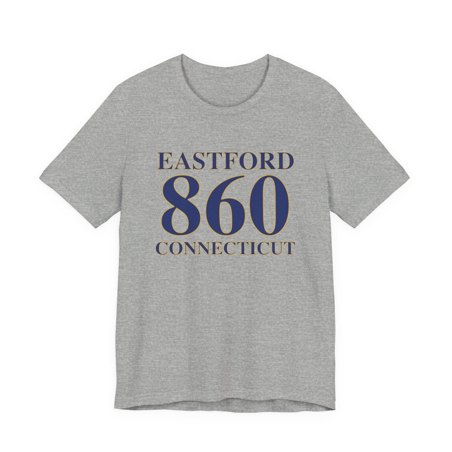 Eastford 860 Connecticut Unisex Jersey Short Sleeve T-Shirt