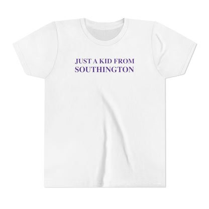Just a kid from Southington Youth Short Sleeve T-Shirt