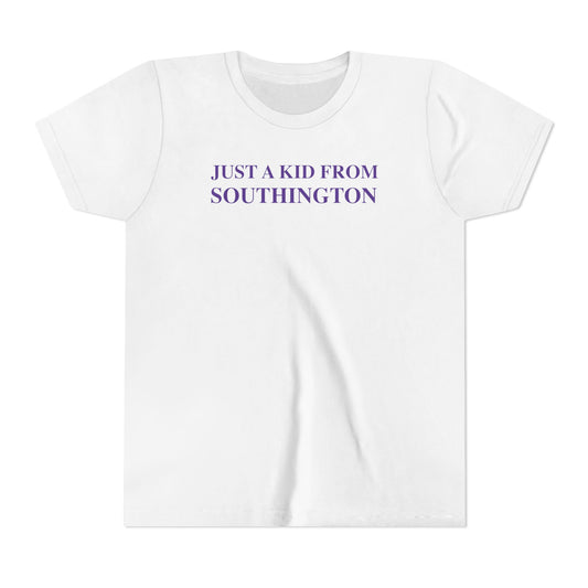 Just a kid from Southington Youth Short Sleeve T-Shirt
