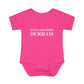 Just a kid from Durham Infant Baby Rib Bodysuit